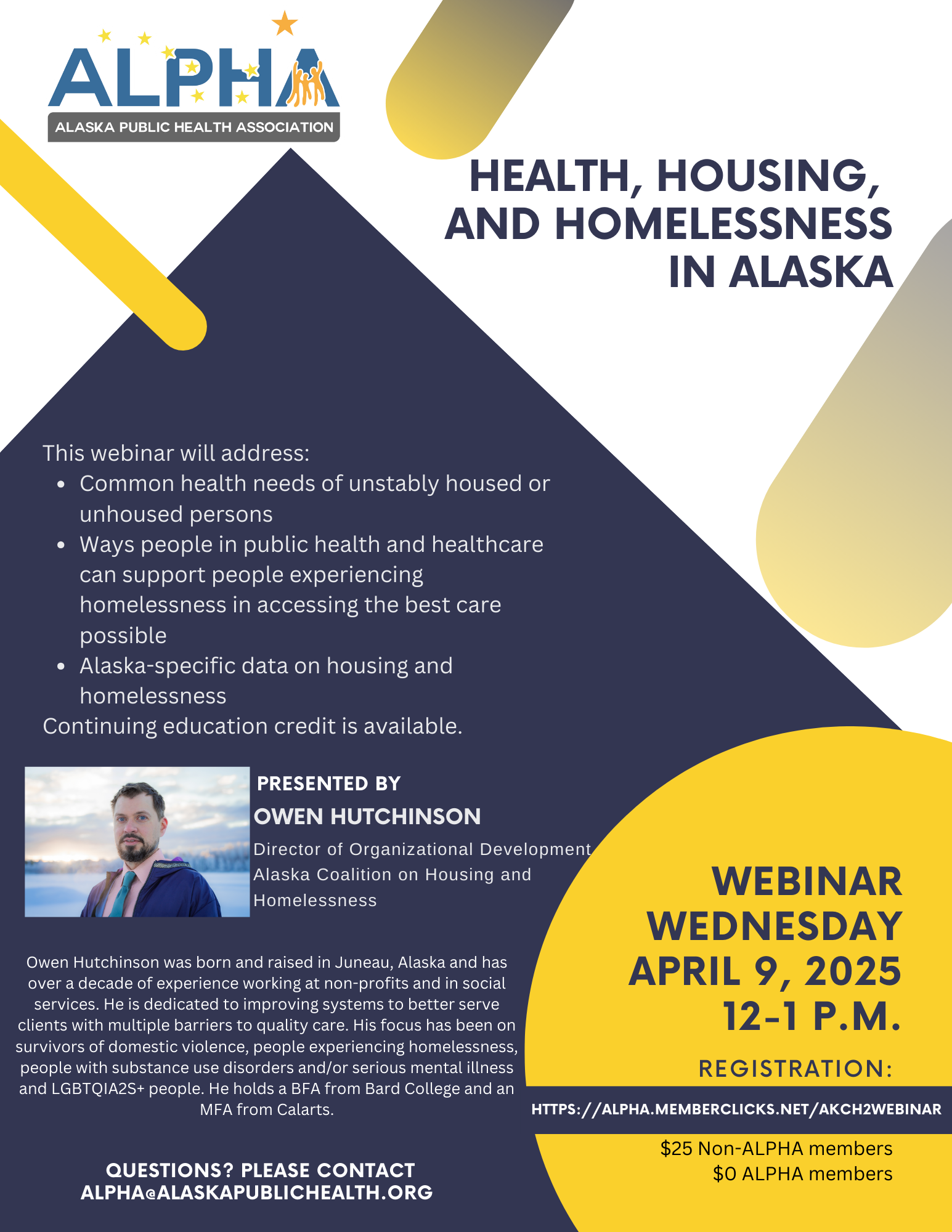 Flyer: Housing & Homelessness Webinar